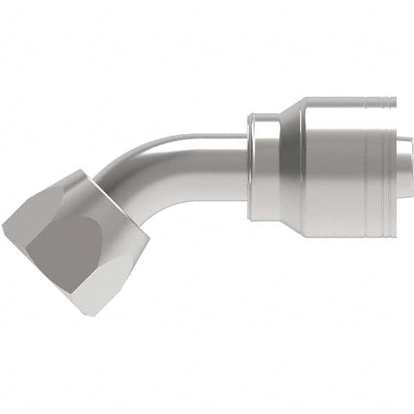 Eaton - Hydraulic Hose Fittings & Couplings Type: Female JIC Swivel, 45 Degree Elbow Hose Diameter: 1-1/16 (Inch) - Americas Industrial Supply