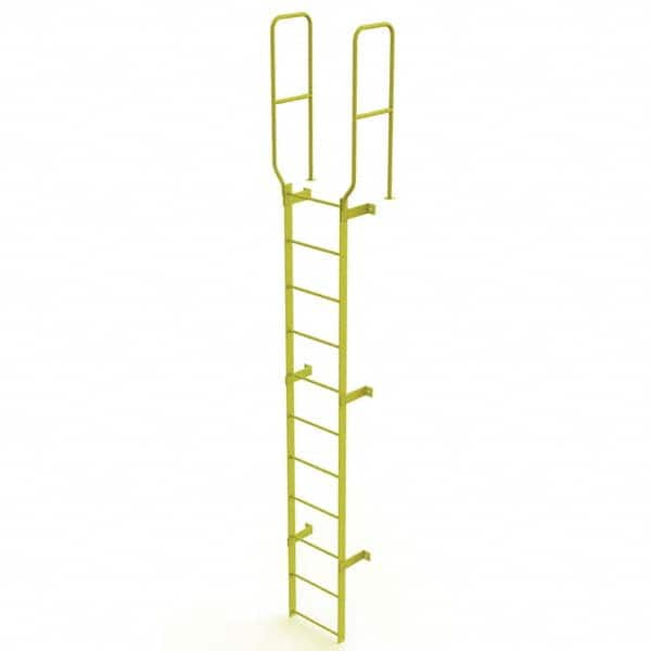 TRI-ARC - Rolling & Wall Mounted Ladders & Platforms Type: Fixed Ladder Style: Safety Cage - Americas Industrial Supply