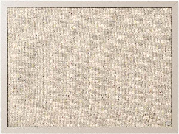 MasterVision - 17.72" Wide x 23.62" High Cork Bulletin Board - Fabric, Gray - Americas Industrial Supply