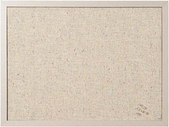 MasterVision - 17.72" Wide x 23.62" High Cork Bulletin Board - Fabric, Gray - Americas Industrial Supply