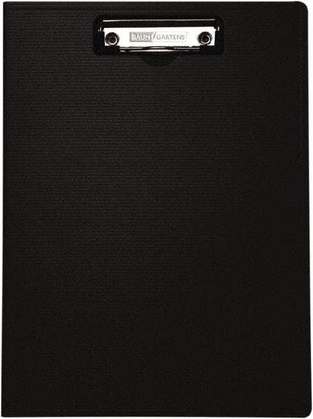 Baum/Gartens - 12.933 Inch Long x 9 Inch Wide, Clip Board - Black - Americas Industrial Supply