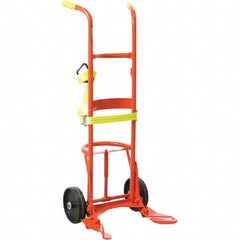 Wesco Industrial Products - 1,000 Lb Load Capacity, 30, 55 & 85 Gal Pail Tipper - 23-3/4" Wide x 60" High, 2 Steel Wheels - Americas Industrial Supply
