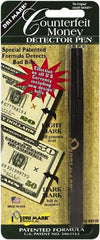 Dri-Mark - Black Counterfeit Detector Marker - Felt Tip, Chemically Sensitive Ink - Americas Industrial Supply