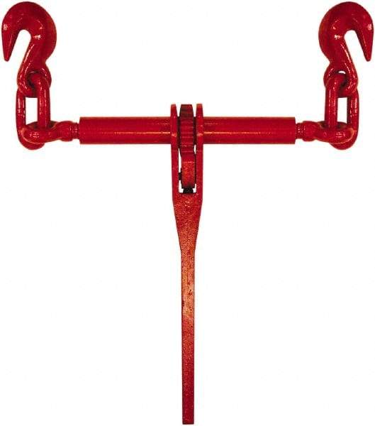 Buyers Products - 9,200 Lb Load Capacity Ratchet Loadbinder - 1/2" Max Chain Size, 8" Take Up, Chain Grade 70 - Americas Industrial Supply