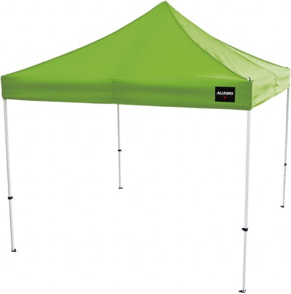 Allegro - Manhole Equipment & Accessories Type: Hi-Viz Green Utility Canopy Shelter - Americas Industrial Supply