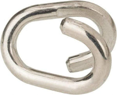 Value Collection - Q235 Grade Blue Zinc Plating A3 Open End Link - 1/2" Diameter, 1,700 Lb Load Limit - Americas Industrial Supply