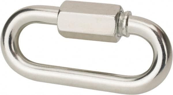 Value Collection - Q235 Grade Blue Zinc Plating A3 Quick Link - 5/16" Diameter, 1,760 Lb Load Limit - Americas Industrial Supply