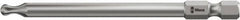 Wera - T30 Torx Bit - 1/4" Hex Drive, 3-1/2" OAL - Americas Industrial Supply