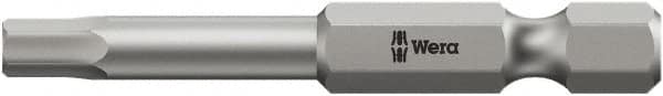 Wera - 5/32" Hex Bit - 1/4" Hex Drive, 3-1/2" OAL - Americas Industrial Supply