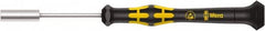 Wera - 5.5mm Solid Shaft ESD Nutdriver - Ergonomic Handle, 157mm OAL - Americas Industrial Supply