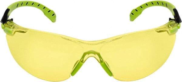 3M - Amber Lenses, Framed Safety Glasses - Anti-Fog, Size Universal, Over the Glasses - Americas Industrial Supply