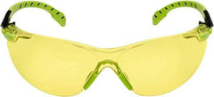 3M - Amber Lenses, Framed Safety Glasses - Anti-Fog, Size Universal, Over the Glasses - Americas Industrial Supply