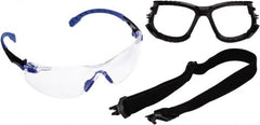3M - Clear Lenses, Frameless Safety Glasses - Anti-Fog, Size Universal, Over the Glasses - Americas Industrial Supply