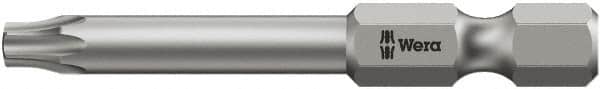 Wera - 1/4" Drive IPR10 Torx Plus Screwdriver Bit - 3-1/2" OAL, Tamper Resistant Bit - Americas Industrial Supply