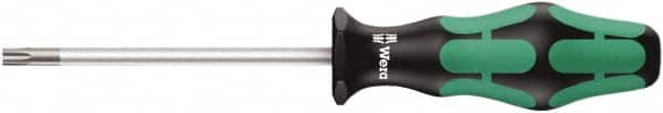Wera - T30 Torx Driver - 300mm Blade Length, Ergonomic Handle - Americas Industrial Supply