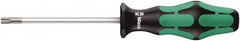 Wera - T20 Torx Driver - 300mm Blade Length, Ergonomic Handle - Americas Industrial Supply