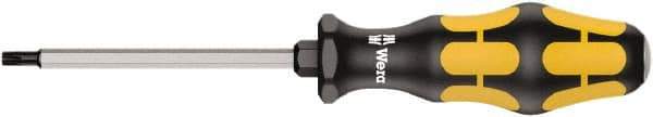 Wera - T20 Torx Driver - 90mm Blade Length, Ergonomic Handle - Americas Industrial Supply