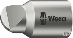 Wera - 1/4" Drive, #1 Point, Standard Slotted Screwdriver Socket - #1 Point - Americas Industrial Supply