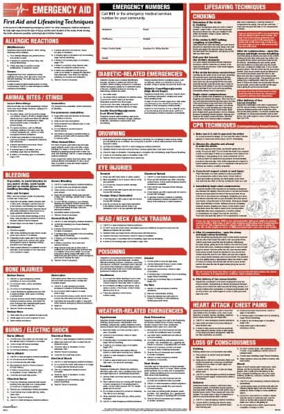 ComplyRight - Regulatory Compliance General Safety & Accident Prevention Training Kit - English, 25-1/4" Wide x 35-1/4" High - Americas Industrial Supply