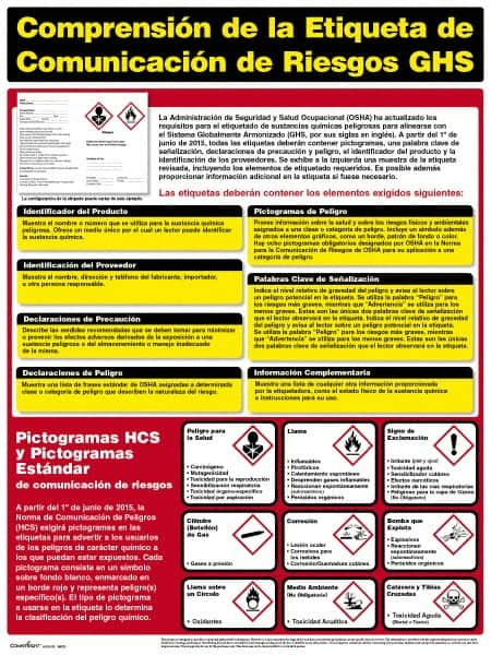 ComplyRight - Regulatory Compliance General Safety & Accident Prevention Training Kit - Spanish, 18" Wide x 24" High - Americas Industrial Supply