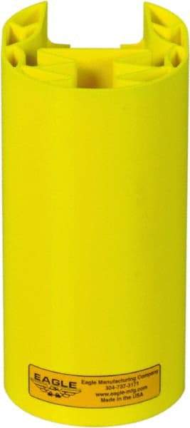 Eagle - 6" Long x 8" High, HDPE Rack Guard - Snap On, 3" Wide x 2" Deep - Americas Industrial Supply