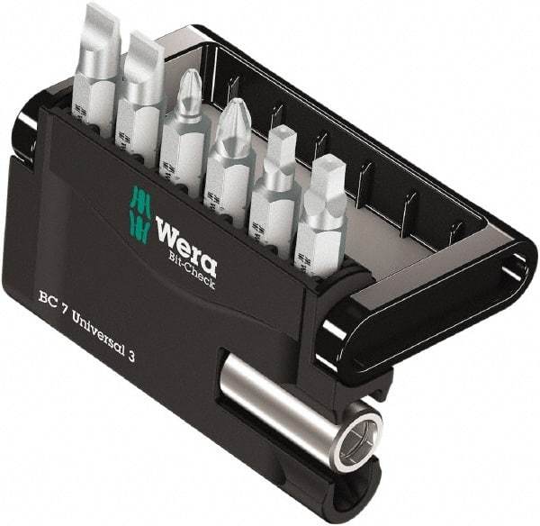 Wera - Posidriv Bit Set - 1/4" Drive - Americas Industrial Supply