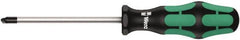 Wera - 3-1/8" Blade Length Tri-Point Screwdriver - Americas Industrial Supply