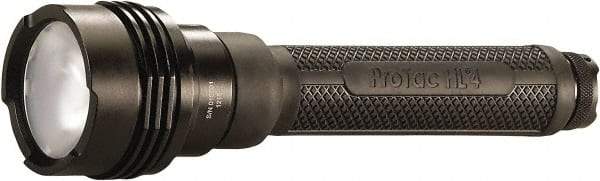 Streamlight - White LED Bulb, 2,200 Lumens, Industrial/Tactical Flashlight - Black Aluminum Body, 4 CR123A Lithium Batteries Included - Americas Industrial Supply