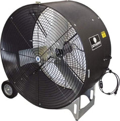 Schaefer Ventilation Equipment - 36" Blade, 1/2 hp, 11,700 CFM, Industrial Circulation Fan - Portable with Wheels, 1 Speed - Americas Industrial Supply