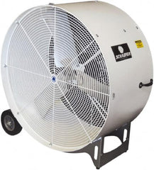 Schaefer Ventilation Equipment - 36" Blade, 1/2 hp, 11,700 CFM, Industrial Circulation Fan - Portable with Wheels, 1 Speed - Americas Industrial Supply