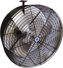 Schaefer Ventilation Equipment - 20" Blade, 1/2 hp, 5,830 CFM, Industrial Circulation Fan - Ceiling Mount, 1 Speed - Americas Industrial Supply