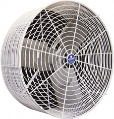 Schaefer Ventilation Equipment - 24" Blade, 1/2 hp, 7,750 CFM, Industrial Circulation Fan - Ceiling Mount, 1 Speed - Americas Industrial Supply