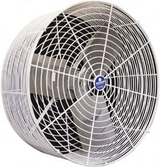 Schaefer Ventilation Equipment - 20" Blade, 1/2 hp, 5,830 CFM, Industrial Circulation Fan - Ceiling Mount, 1 Speed - Americas Industrial Supply