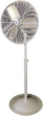 Schaefer Ventilation Equipment - 30" Blade, 1/2 hp, 8,500 & 9,600 CFM, Oscillating Industrial Circulation Fan - Pedestal, 2 Speed - Americas Industrial Supply