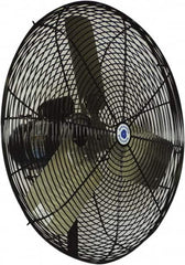 Schaefer Ventilation Equipment - 30" Blade, 1/2 hp, 8,500 & 9,600 CFM, Oscillating Industrial Circulation Fan - Fan Head Only, 2 Speed - Americas Industrial Supply