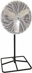 Schaefer Ventilation Equipment - 30" Blade, 1/2 hp, 7,000 & 9,420 CFM, Industrial Circulation Fan - Pedestal, 2 Speed - Americas Industrial Supply
