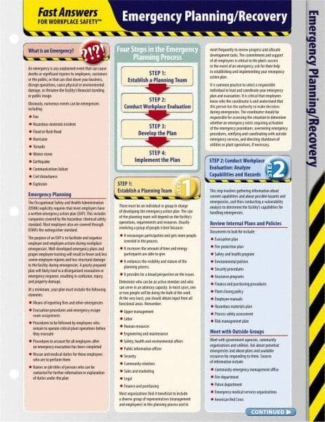 ComplyRight - Regulatory Compliance Hazmat, Spill Control & Right to Know Training Kit - English, 11" Wide x 17" High - Americas Industrial Supply