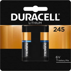 Duracell - Size 245, Lithium, 1 Pack, Button & Coin Cell Battery - 6 Volts, Flat Terminal, 2CR5, ANSI 5032LC Regulated - Americas Industrial Supply