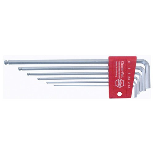 6PC SET BALL END HEX L KEY METRIC - Americas Industrial Supply