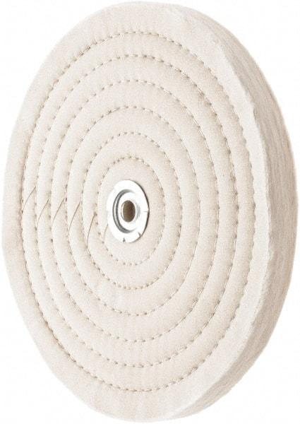 Value Collection - 10" Diam x 3/4" Thick Unmounted Buffing Wheel - 60 Ply, Polishing, 1" Arbor Hole, Medium Density - Americas Industrial Supply