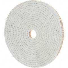 Value Collection - 10" Diam x 1/4" Thick Unmounted Buffing Wheel - 40 Ply, Polishing, 1-1/4" Arbor Hole, Hard Density - Americas Industrial Supply