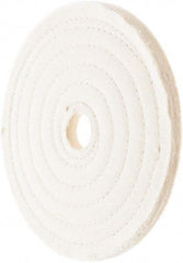 Value Collection - 7" Diam x 1/2" Thick Unmounted Buffing Wheel - 50 Ply, Polishing, 1" Arbor Hole, Hard Density - Americas Industrial Supply