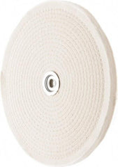 Value Collection - 10" Diam x 1/2" Thick Unmounted Buffing Wheel - 50 Ply, Polishing, 1" Arbor Hole, Hard Density - Americas Industrial Supply