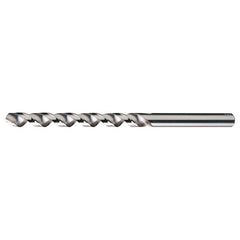 #43 RHS / RHC HSS 118 Degree Radial Point Fast Spiral Taper Length Drill - Bright - Exact Industrial Supply
