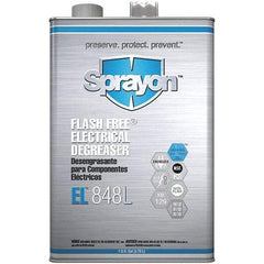 Sprayon - 1 Gallon Can Electrical Grade Cleaner/Degreaser - 37,000 Volt Dielectric Strength, Nonflammable, Food Grade, Plastic Safe - Americas Industrial Supply