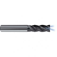 8mm Dia. - 63mm OAL - 4 FL Variable Helix Nano-A Carbide End Mill - Americas Industrial Supply