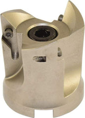 Millstar - 3 Inserts, 50mm Cut Diam, 22mm Arbor Diam, Indexable Square-Shoulder Face Mill - 93° Lead Angle, 55mm High, VCGT Insert Compatibility, Series ASMC - Americas Industrial Supply