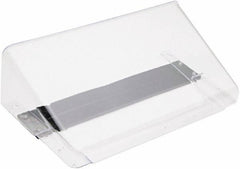 Deflect-o - 13" Wide x 7" High x 4" Deep Plastic Wall File - 1 Compartment, Clear - Americas Industrial Supply