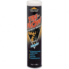 Tri-Flow - 14 oz Cartridge Synthetic High Temperature Grease - Translucent White, Food Grade & High Temperature, 400°F Max Temp, NLGIG 2, - Americas Industrial Supply