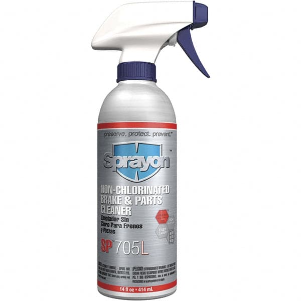 Sprayon - Acetone Brake Parts Cleaner - 14 oz Aerosol Can with Trigger - Americas Industrial Supply